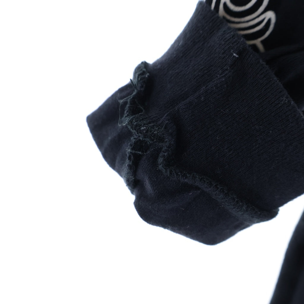 CHROME HEARTS(クロムハーツ) FLRL CRS HORSESHOE L/S フローラルクロス ホースシュープリント クルーネック長袖Tシャツ カットソー キッズ ブラック レディース