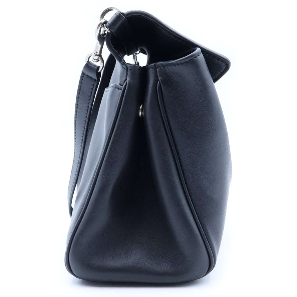 BALENCIAGA(バレンシアガ) Rodeo ロデオ スムースカーフスキンレザー スモール ショルダーメッセンジャーバッグ ブラック 827583 レディース