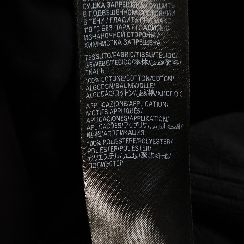 BALENCIAGA(バレンシアガ) 24SS Sample Sticker Round Hoodie サンプルステッカー ラウンド プルオーバーフーディー パーカー ブラック 761458 TPVN3