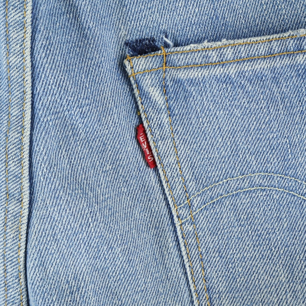 Levi's(リーバイス) ×FRAGMENT DESIGN 501XX フラグメントデザイン 藤原ヒロシ 501本限定 ペイント加工 ヴィンテージ デニムパンツ インディゴ 55501-0068