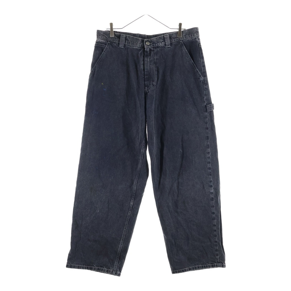 Maison Margiela(メゾンマルジェラ) 23AW ペイント加工 ジップフライ ペインター デニムパンツ ブラック S50LA0204