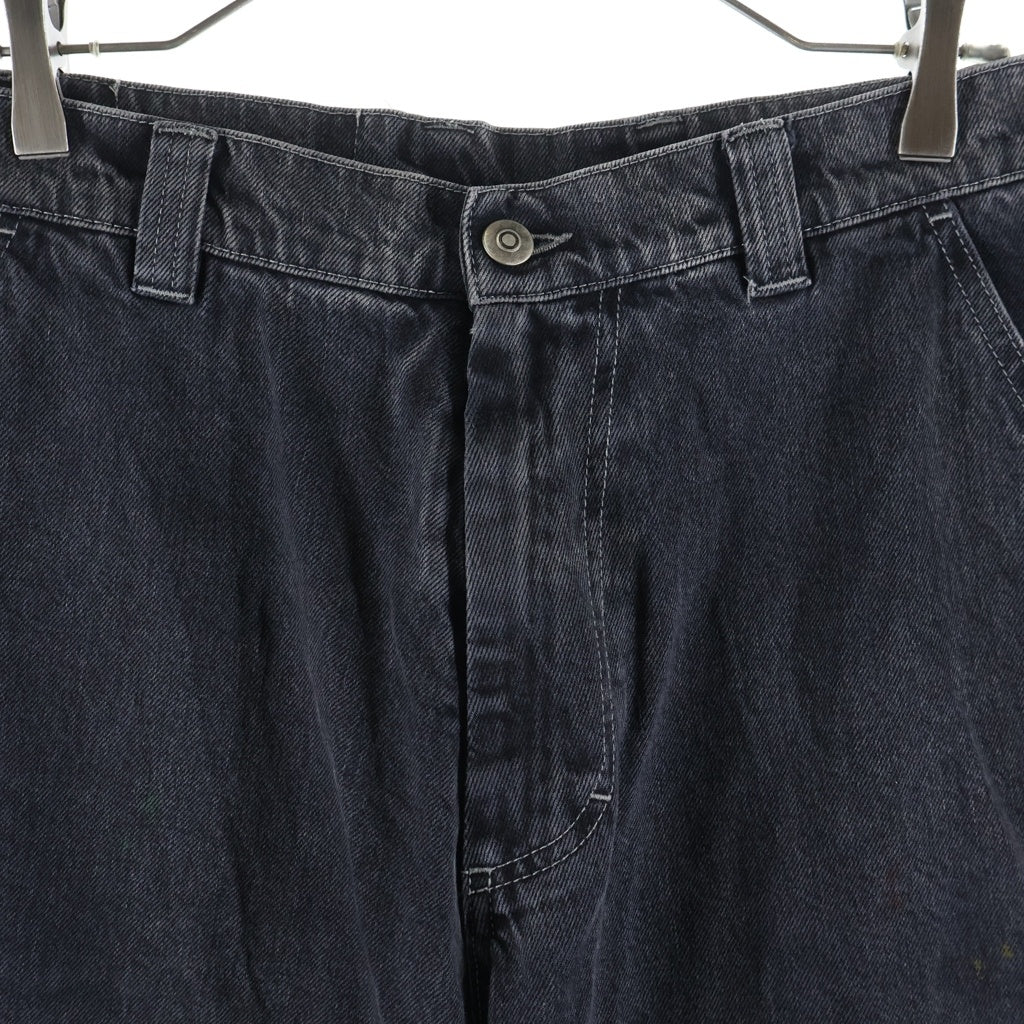 Maison Margiela(メゾンマルジェラ) 23AW ペイント加工 ジップフライ ペインター デニムパンツ ブラック S50LA0204