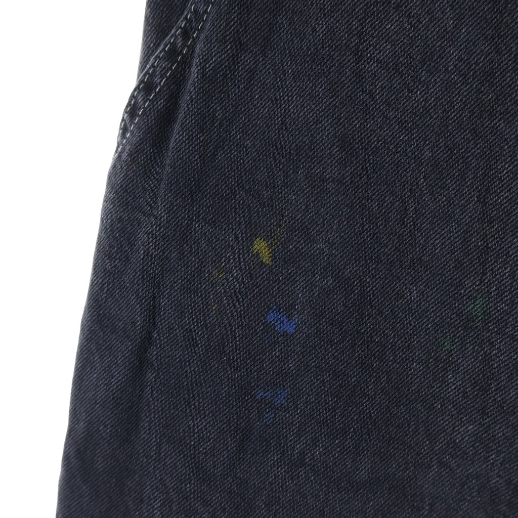 Maison Margiela(メゾンマルジェラ) 23AW ペイント加工 ジップフライ ペインター デニムパンツ ブラック S50LA0204