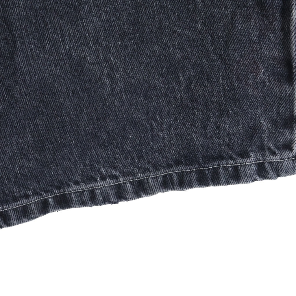 Maison Margiela(メゾンマルジェラ) 23AW ペイント加工 ジップフライ ペインター デニムパンツ ブラック S50LA0204