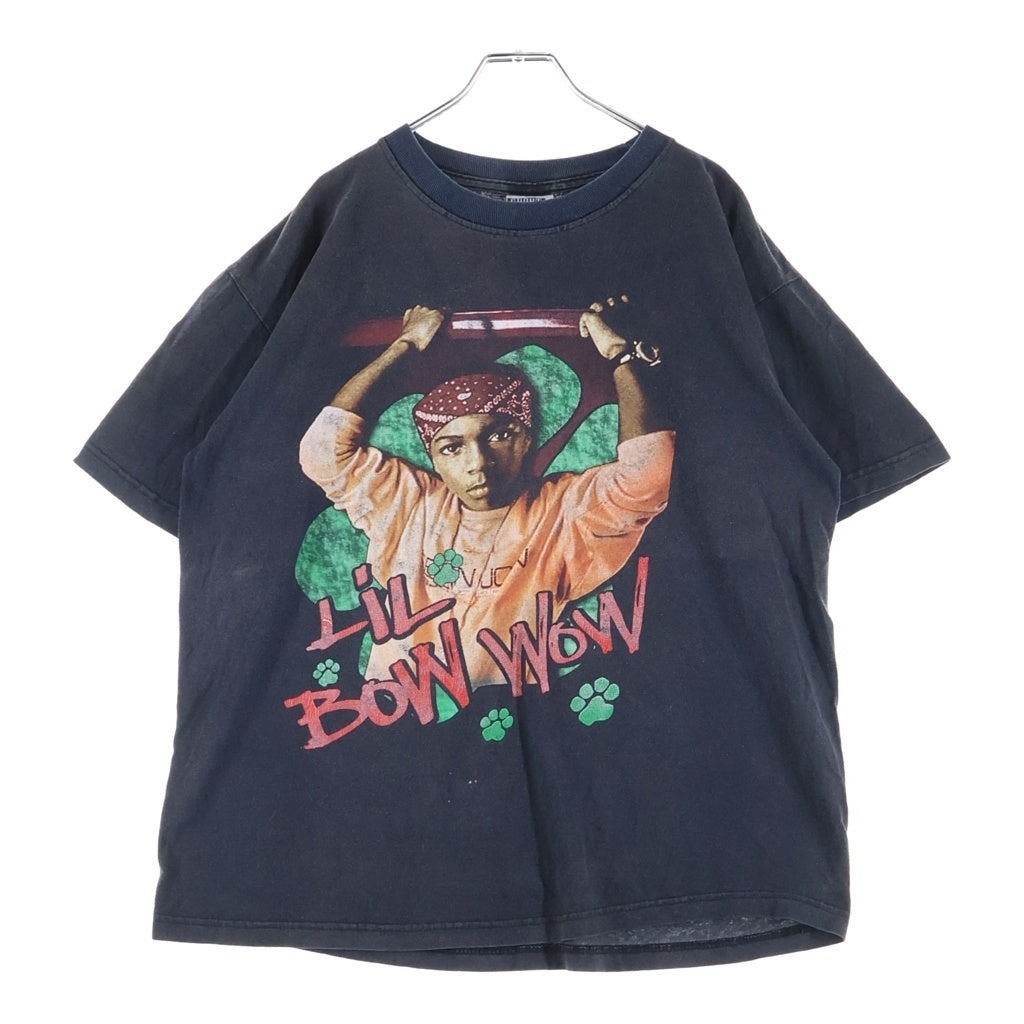 VINTAGE(ヴィンテージ) 00S LIL BOW WOW Doggy Bag Rat Tee リル バウワウ ラップ プリントTシャツ 半袖カットソー ブラック
