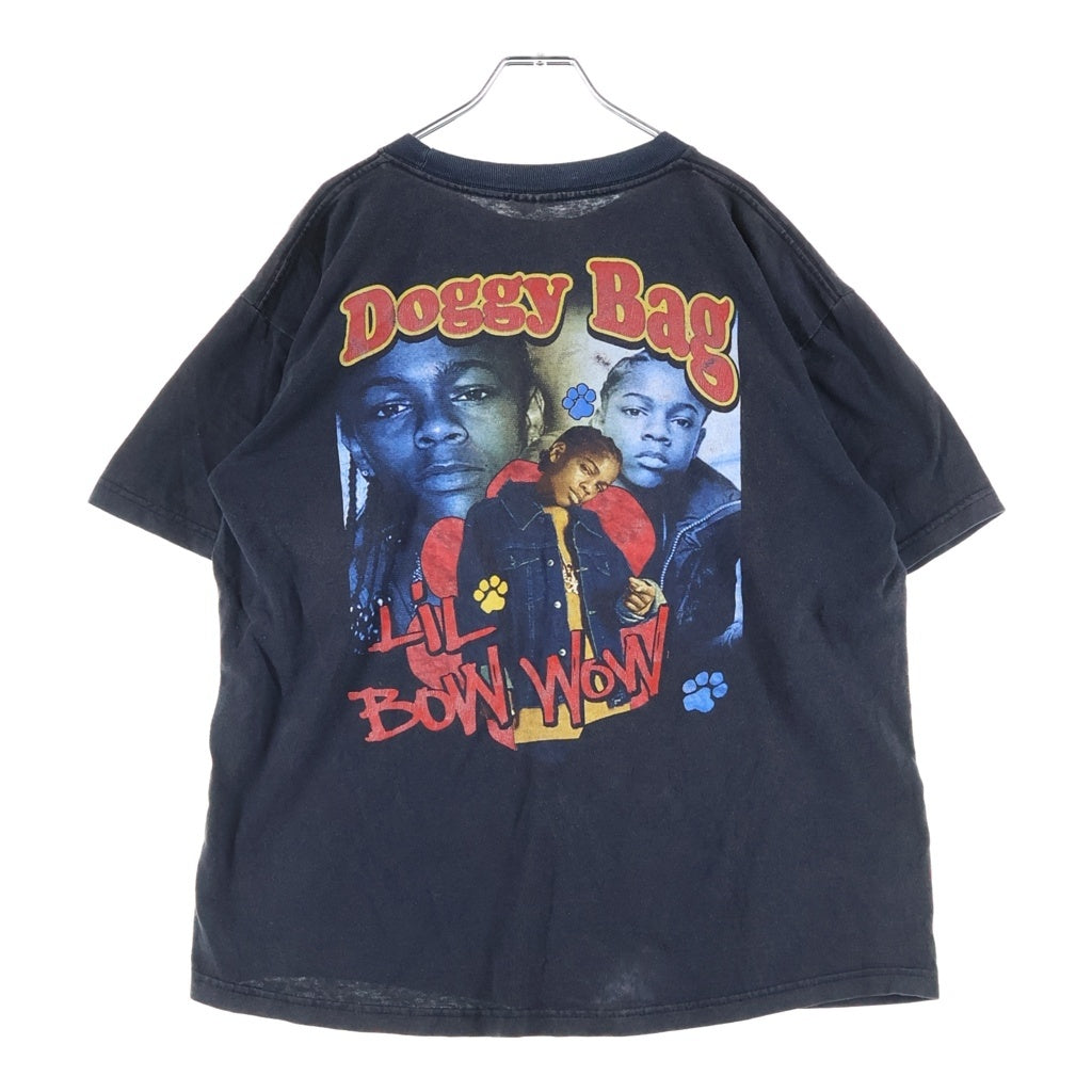 VINTAGE(ヴィンテージ) 00S LIL BOW WOW Doggy Bag Rat Tee リル バウワウ ラップ プリントTシャツ 半袖カットソー ブラック