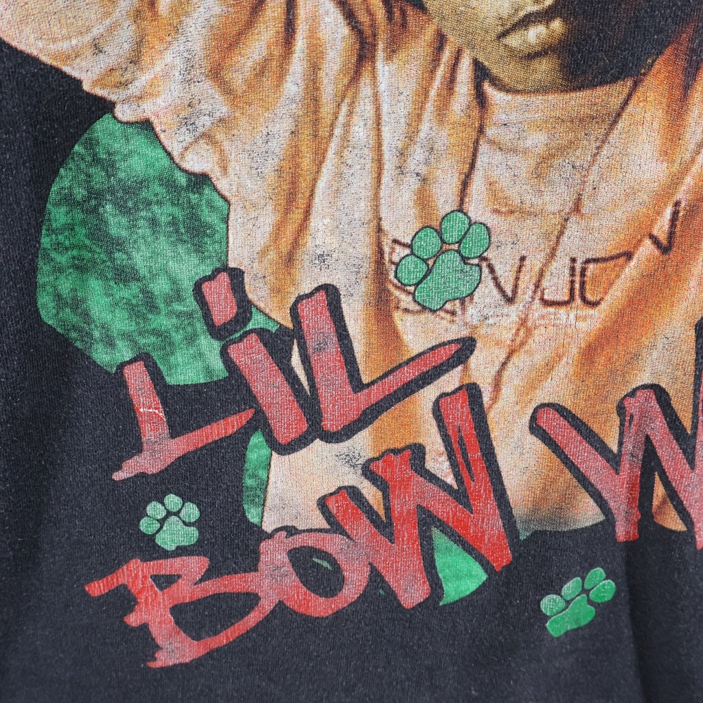 VINTAGE(ヴィンテージ) 00S LIL BOW WOW Doggy Bag Rat Tee リル バウワウ ラップ プリントTシャツ 半袖カットソー ブラック