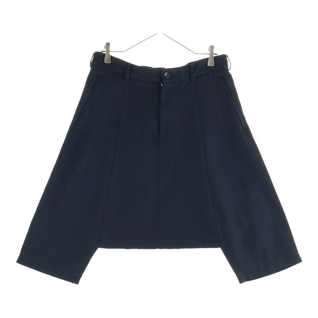 BLACK COMME des GARCONS(ブラックコムデギャルソン) 11SS AD2010 ジップフライ ショート サルエルパンツ ブラック 1G-P210