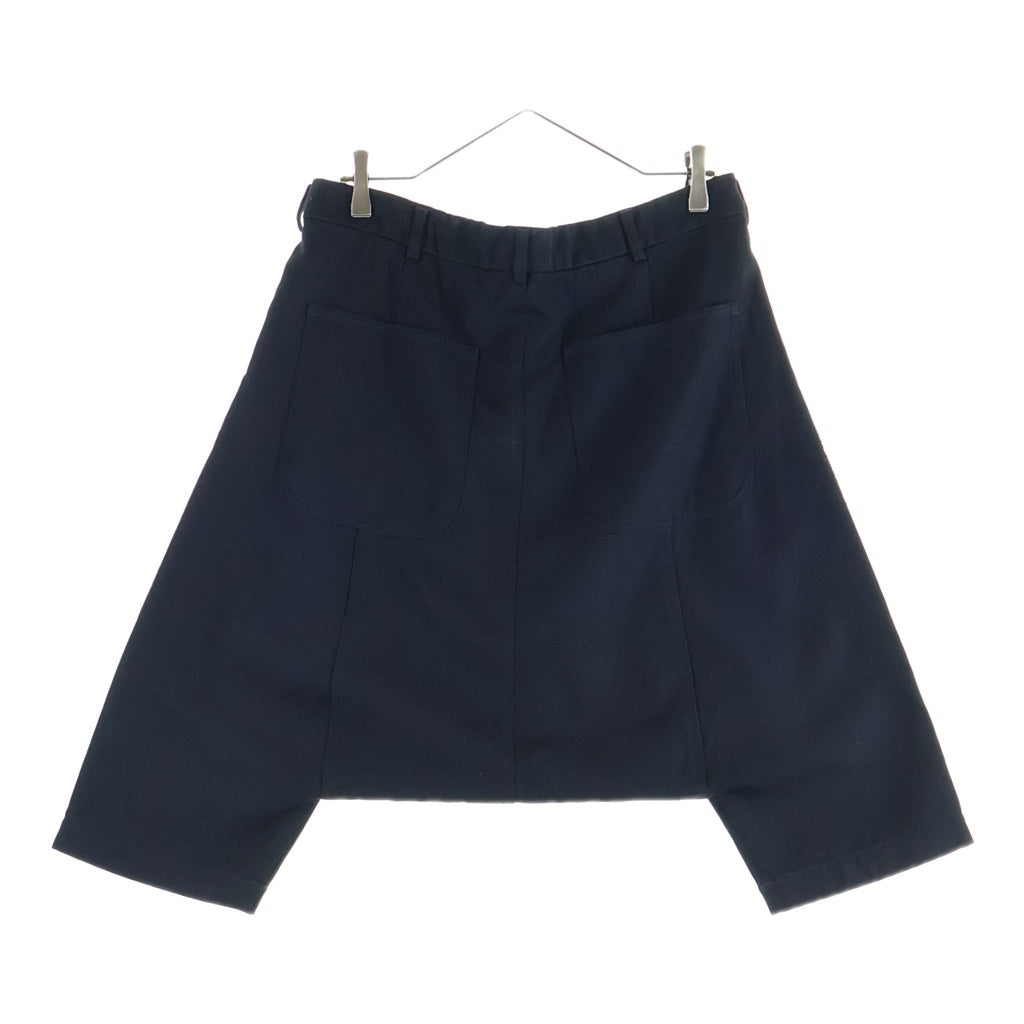 BLACK COMME des GARCONS(ブラックコムデギャルソン) 11SS AD2010 ジップフライ ショート サルエルパンツ ブラック 1G-P210