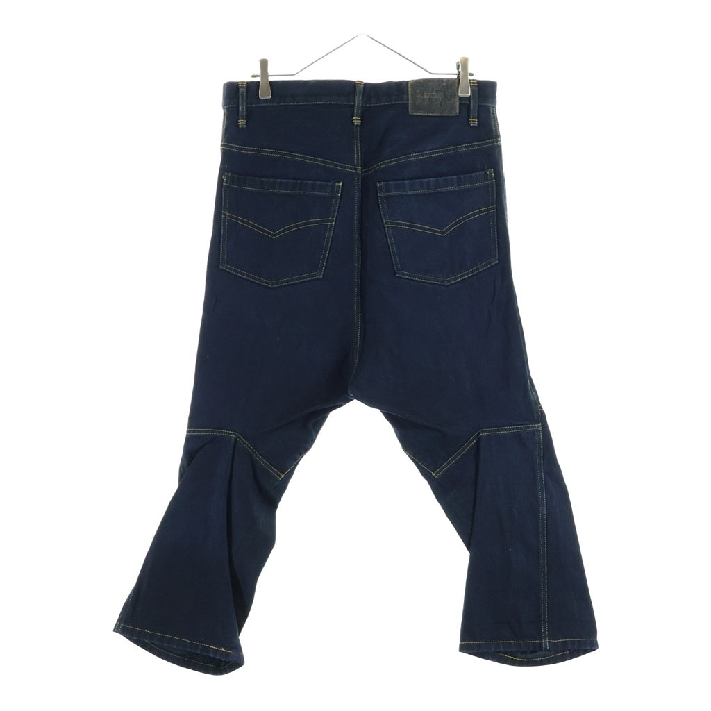 NO BRAND(ノーブランド) NEMETH ネメス ボタンフライ サルエル デニムパンツ インディゴ