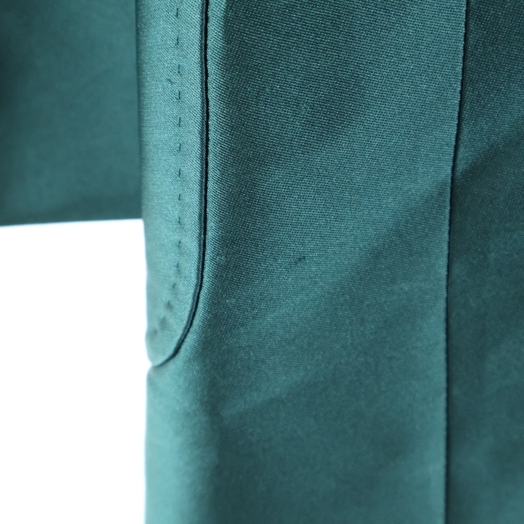 GUCCI(グッチ) Satin Single Blazer Suit Jacket サテン シングルブレザー スーツ テーラードジャケット グリーン 703045 ZAIMC