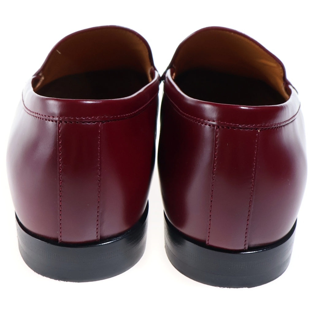 GUCCI(グッチ) ホースビット レザー ローファー シューズ バーガンディー 795116