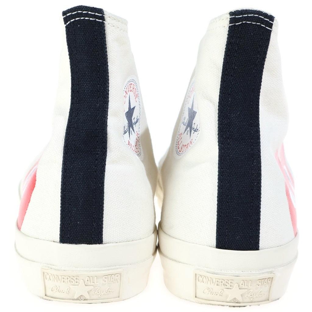 CONVERSE(コンバース) ×PLAY COMME des GARCONS ALL STAR HI プレイコムデギャルソン オールスター ハイカットスニーカー ホワイト US7.5/26cm 1CK709