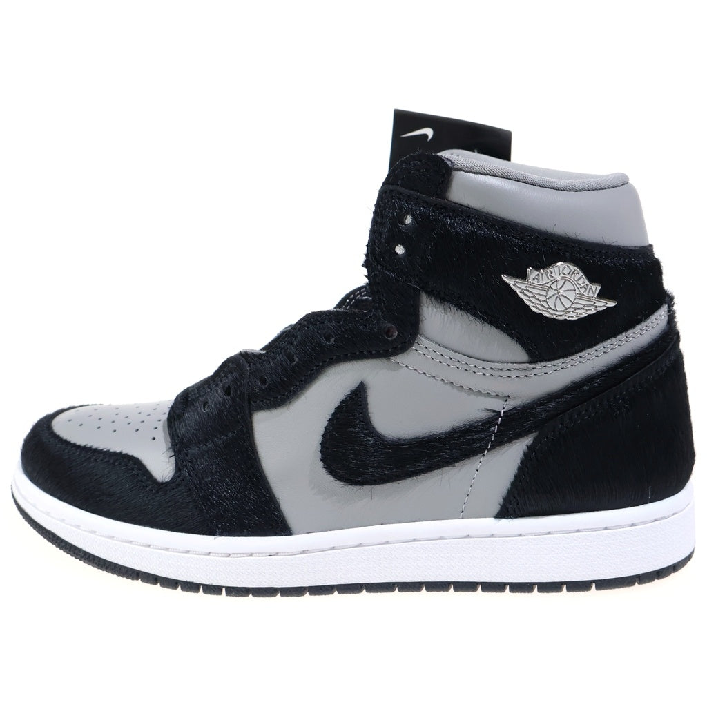 NIKE(ナイキ) WMNS AIR JORDAN1 RETRO HIGH OG ウィメンズ エアジョーダン1 レトロ ハイカットスニーカー グレー/ブラック レディース US8/25cm DZ2523-001