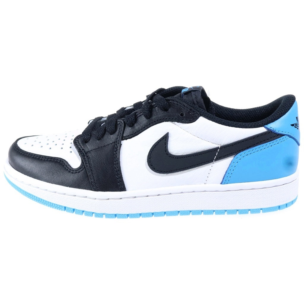 NIKE(ナイキ) AIR JORDAN 1 RETRO LOW OG UNC エアジョーダン1 レトロ ローカットスニーカー ブラック/ホワイト/ブルー レディース US6.5/24.5cm CZ0790-104