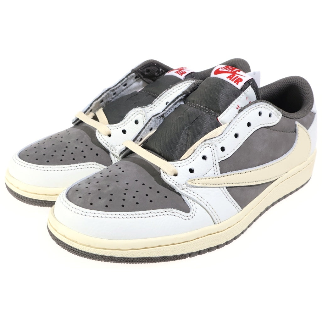 NIKE(ナイキ) ×TRAVIS SCOTT AIR JORDAN 1 LOW REVERSE MOCHA トラヴィススコット エアジョーダン1 リバースモカ ローカットスニーカー レディース US6.5/24.5cm DM7866-162