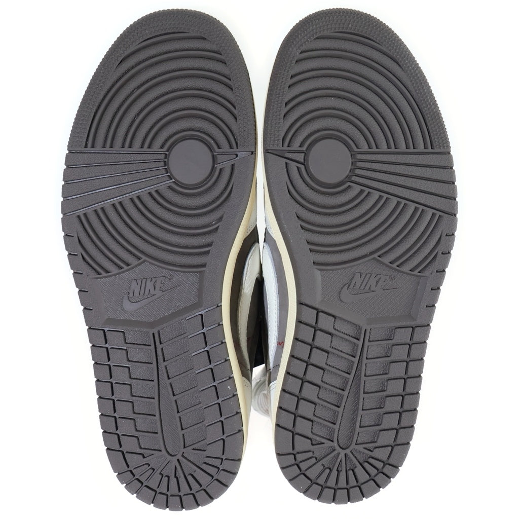NIKE(ナイキ) ×TRAVIS SCOTT AIR JORDAN 1 LOW REVERSE MOCHA トラヴィススコット エアジョーダン1 リバースモカ ローカットスニーカー レディース US6.5/24.5cm DM7866-162