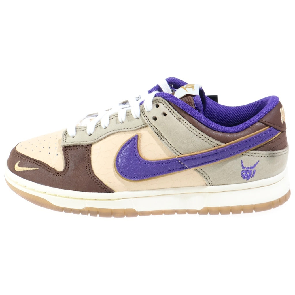 NIKE(ナイキ) DUNK LOW SETSUBUN ダンク 節分 ローカットスニーカー ベージュ/パープル US7/25cm DQ5009-268