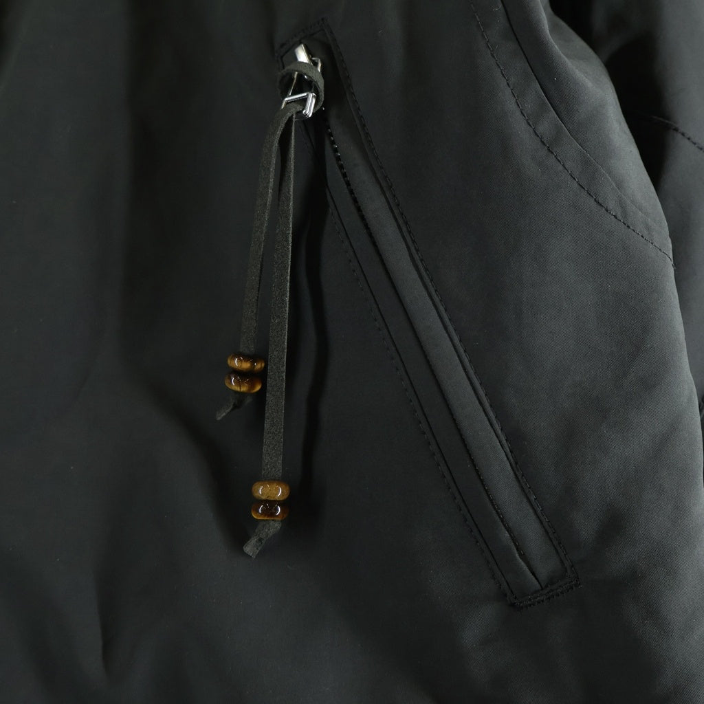 NVRFRGT(ネバーフォーゲット) 25AW PADDED MOTORCYCLE JACKET パデッド モーターサイクルジャケット ブラック NF252J05