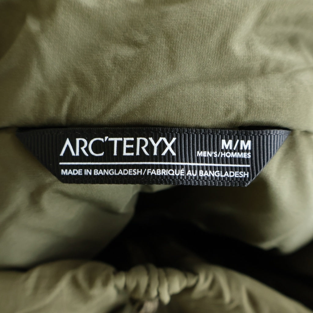 ARC'TERYX(アークテリクス) ATOM HOODY LT GEN2 LEAF規格 アトムフーディー ジップアップ マウンテンパーカー ジャケット カーキ 21499-123521-01/20