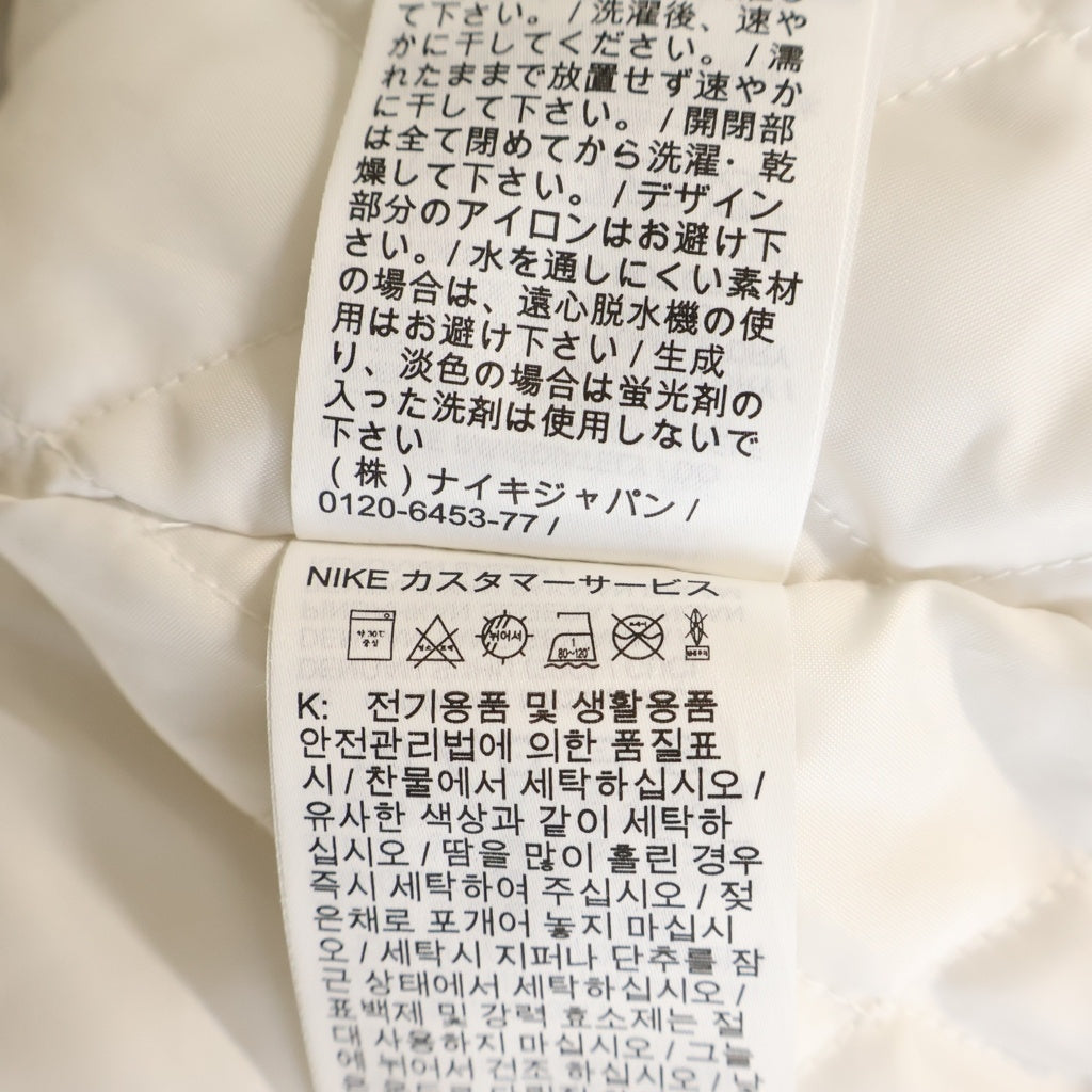NIKE(ナイキ) 24SS ×SUPREME RIPSTOP PULLOVER シュプリーム リップストップ プルオーバー ハーフジップナイロンジャケット ホワイト FQ0340-030