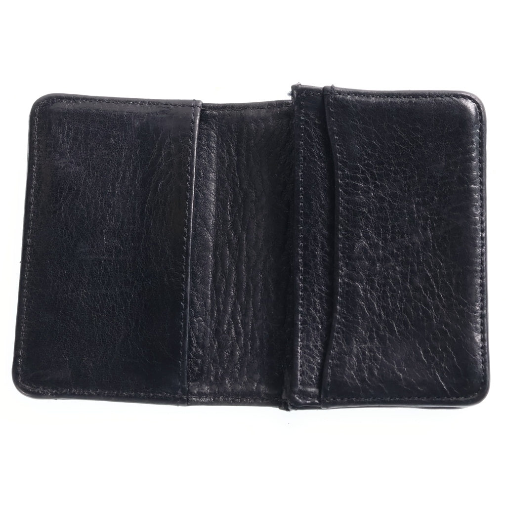 CHROME HEARTS(クロムハーツ) CRD CSE3PKTWDV1 アーチロゴプレート 3ポケット レザーカードケース ブラック