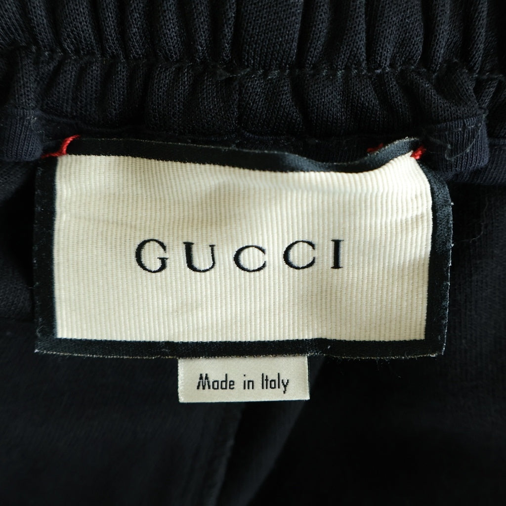 GUCCI(グッチ) OVERSIZE TECHNICAL JERSEY JOGGING PANTS オーバーサイズ テクニカル ジャージー ジョギング パンツ ブラック 545603-XJACO