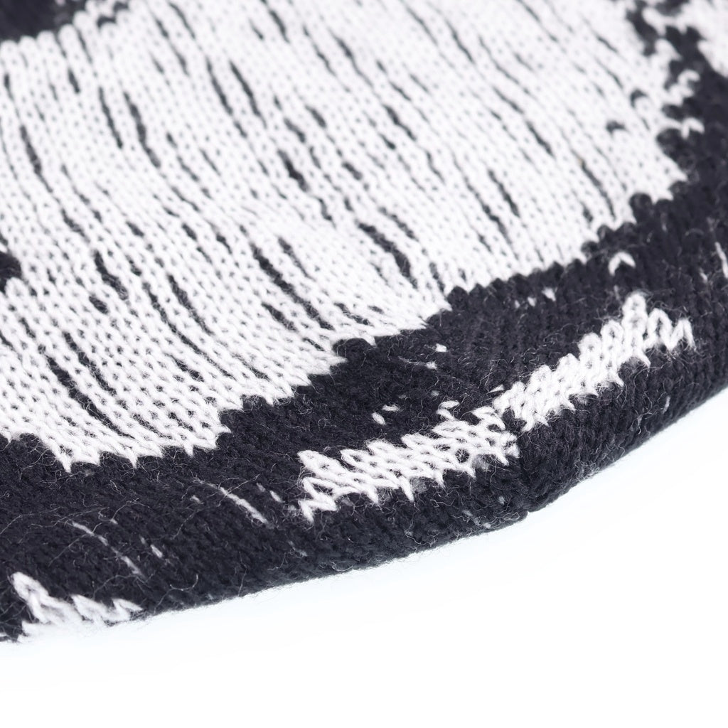 SUPREME(シュプリーム) 26AW ×Vanson Leathers Skull Beanie バンソンレザー スカル 総柄 ビーニー ニット帽 ブラック