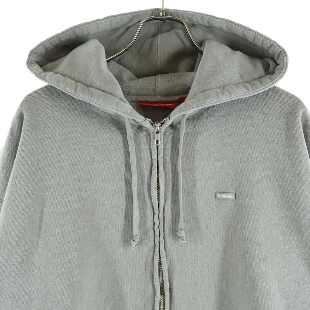 SUPREME(シュプリーム) 26AW Small Box Zip Up Hooded Sweatshirt スモールボックスロゴ ジップアップフーデッドスウェットシャツ パーカー グレー