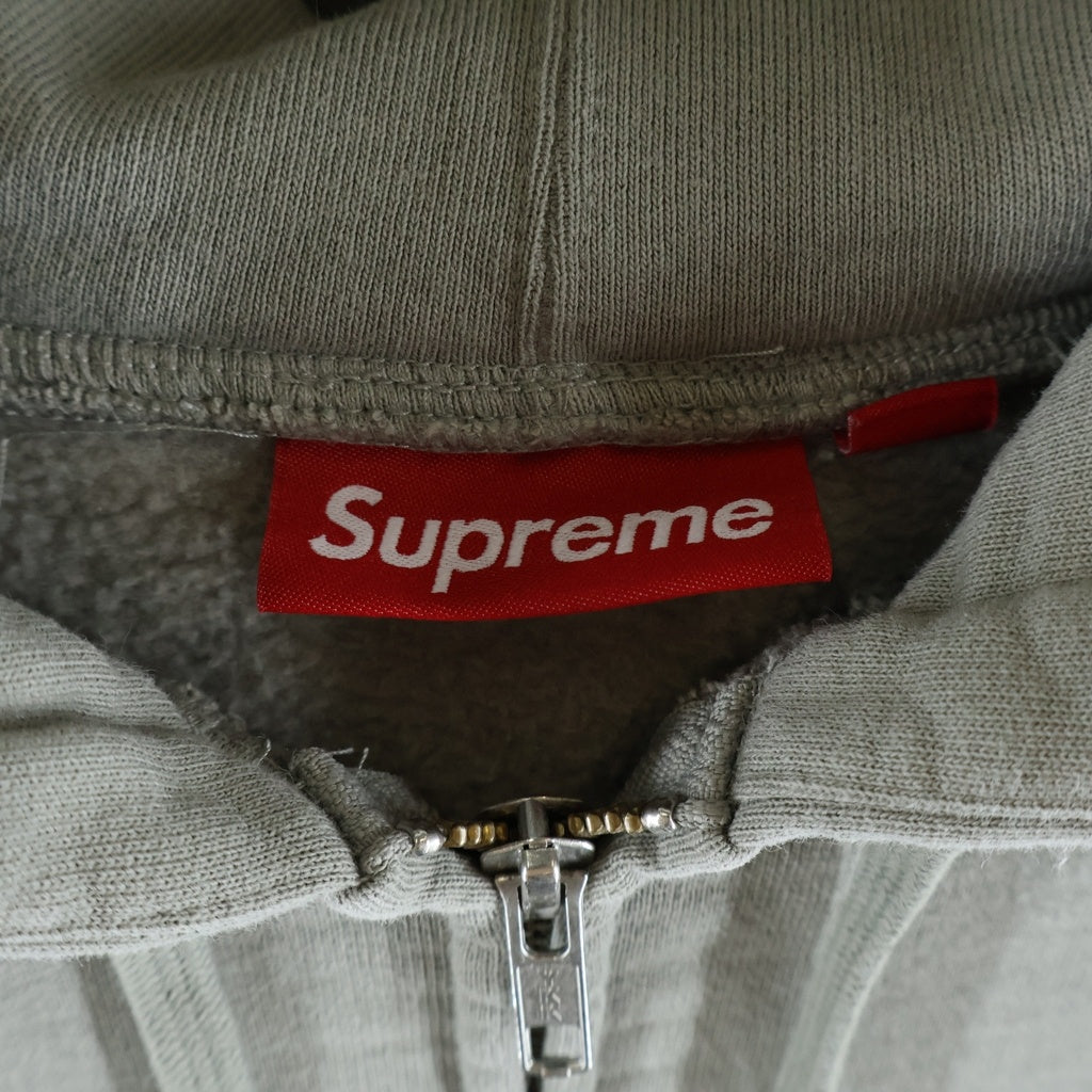 SUPREME(シュプリーム) 26AW Small Box Zip Up Hooded Sweatshirt スモールボックスロゴ ジップアップフーデッドスウェットシャツ パーカー グレー