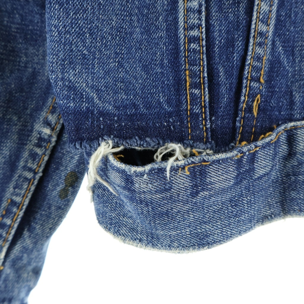 Levi's(リーバイス) 70S VINTAGE 70505 4th ヴィンテージ フォース ボタン裏525 均等V 両面BIG E デニムトラッカージャケット インディゴ