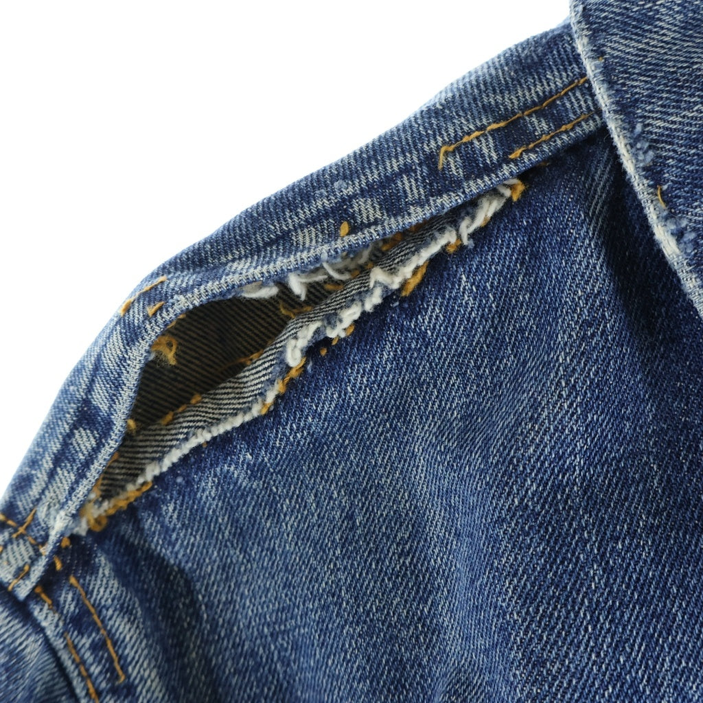 Levi's(リーバイス) 70S VINTAGE 70505 4th ヴィンテージ フォース ボタン裏525 均等V 両面BIG E デニムトラッカージャケット インディゴ