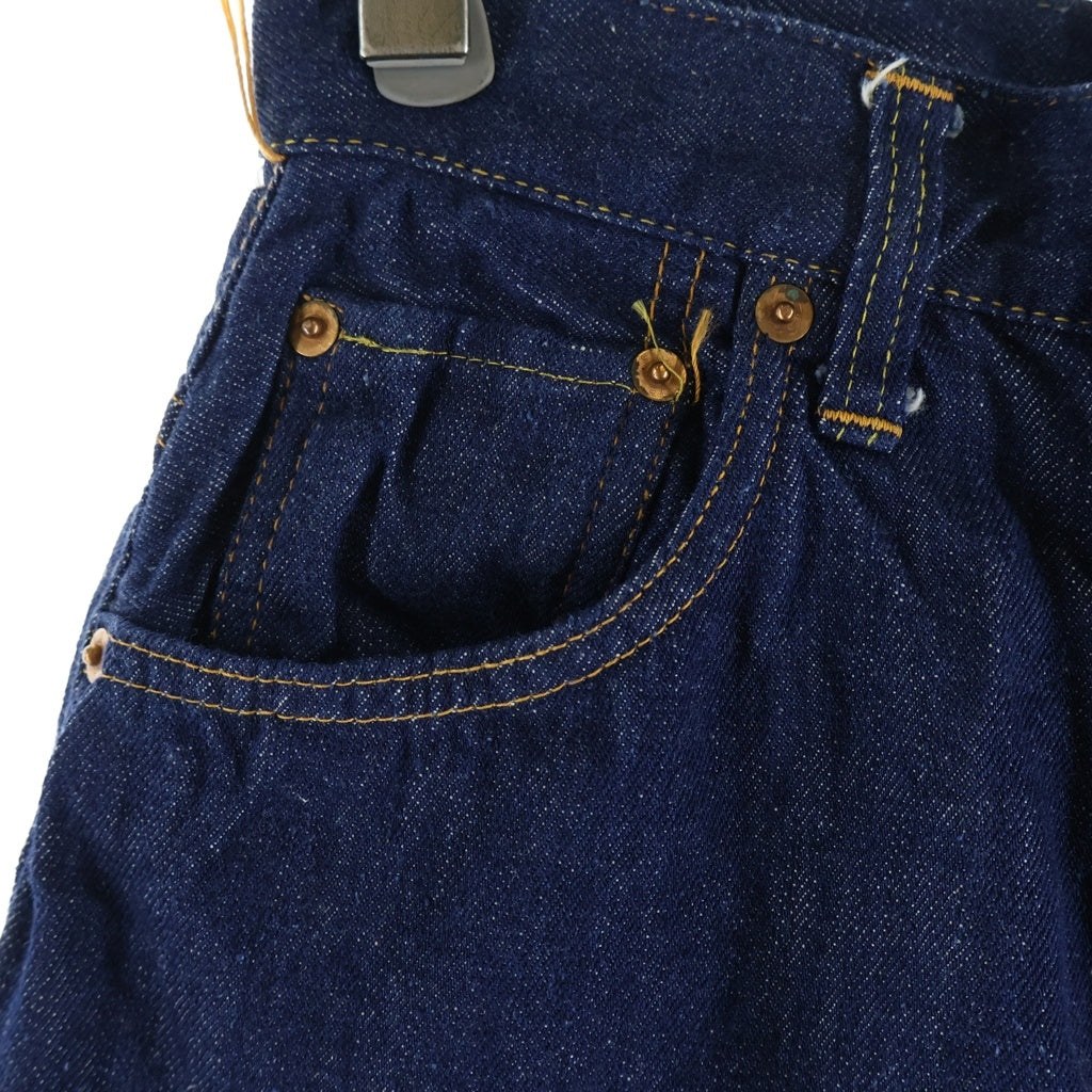 Levi's(リーバイス) 50-60S VINTAGE 701XX ヴィンテージ ビッグE セミオートTALON 隠しリベット ジップフライ デニムパンツ インディゴ レディース