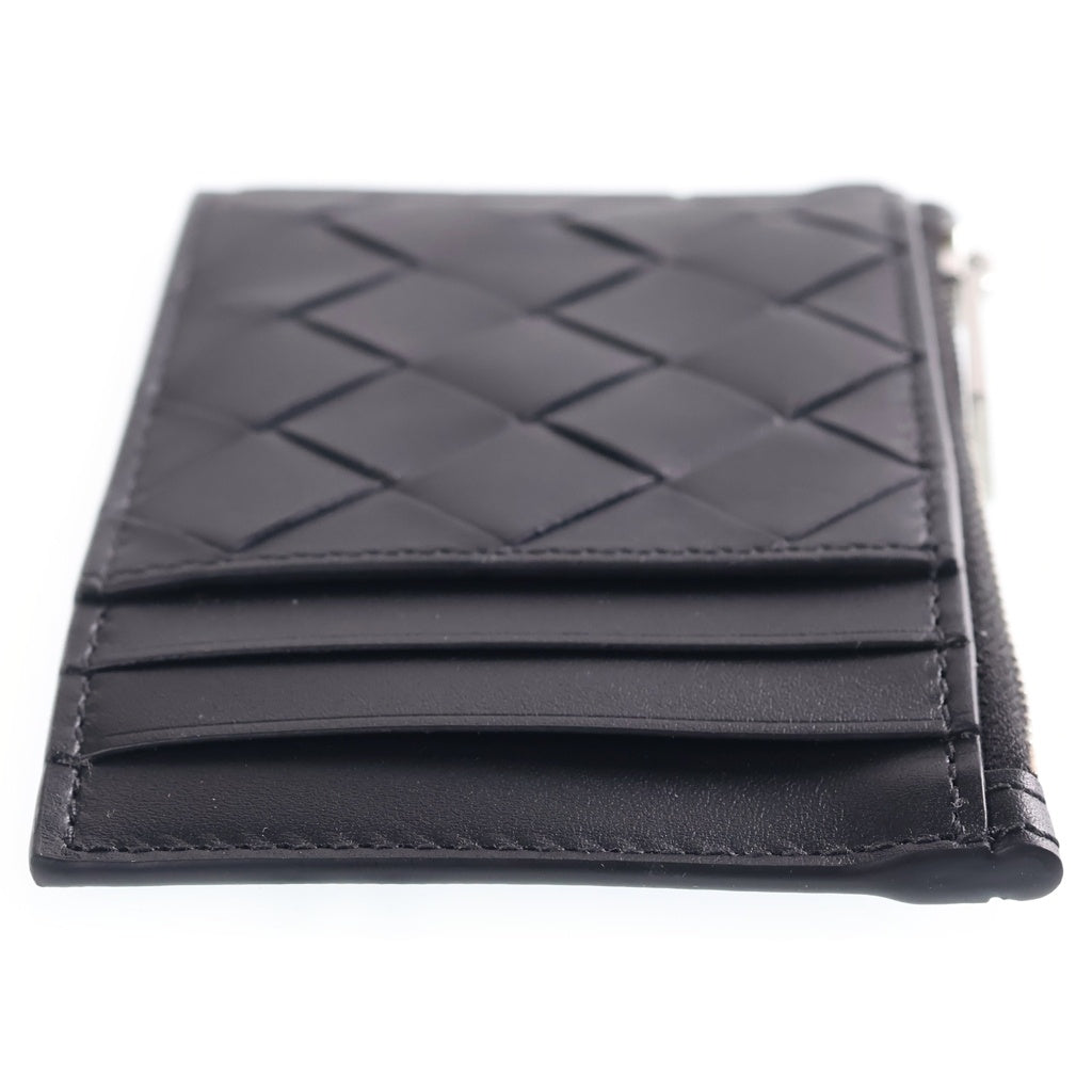 BOTTEGA VENETA(ボッテガヴェネタ) イントレチャート レザーフラグメントケース カードケース ブラック 814706 VCPQ3 8803