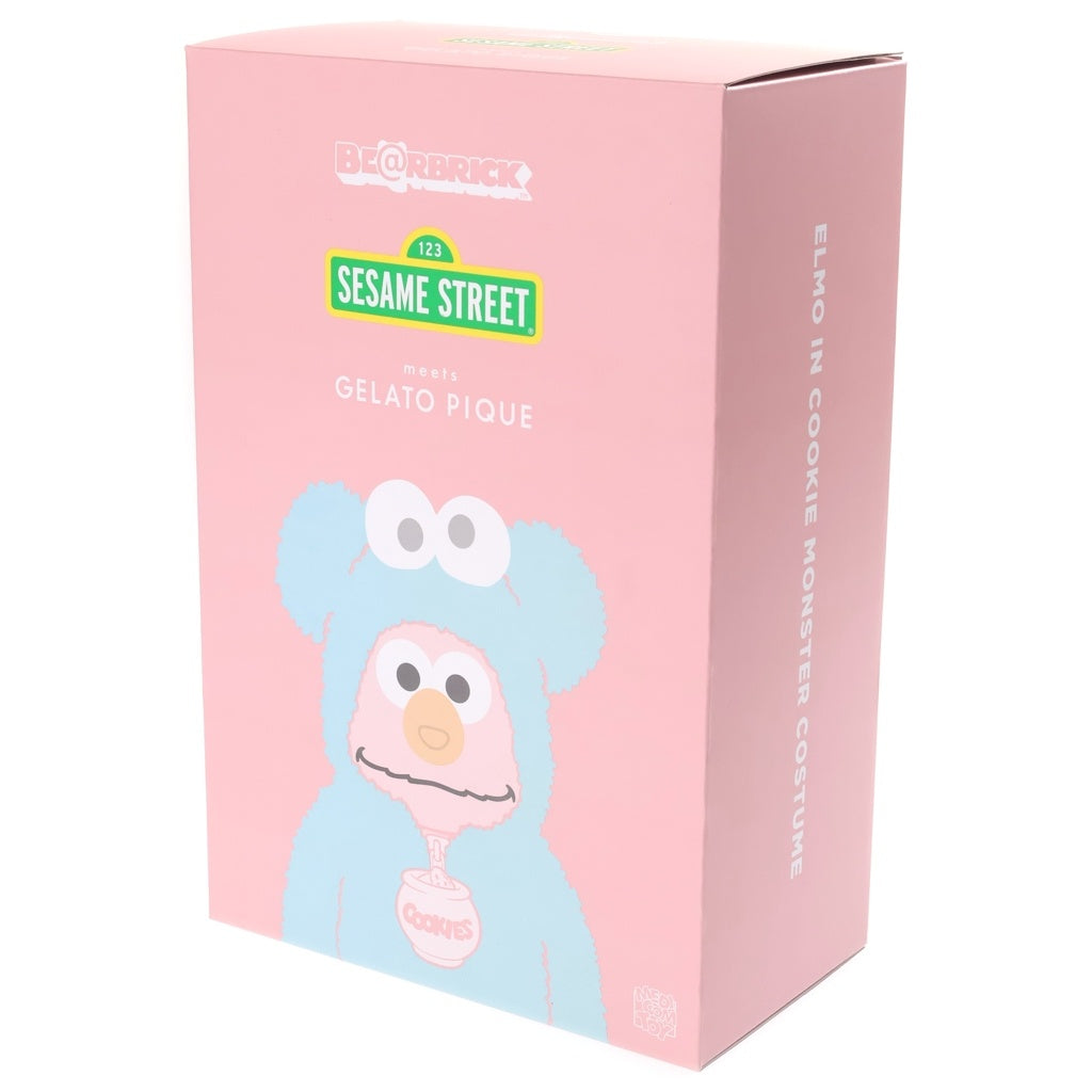 MEDICOM TOY(メディコムトイ) ×SESAME STREET ×GELATO PIQUE BE@RBRICK ELMO 400% セサミストリート ジェラートピケ ベアブリック エルモ フィギュア 人形 ピンク