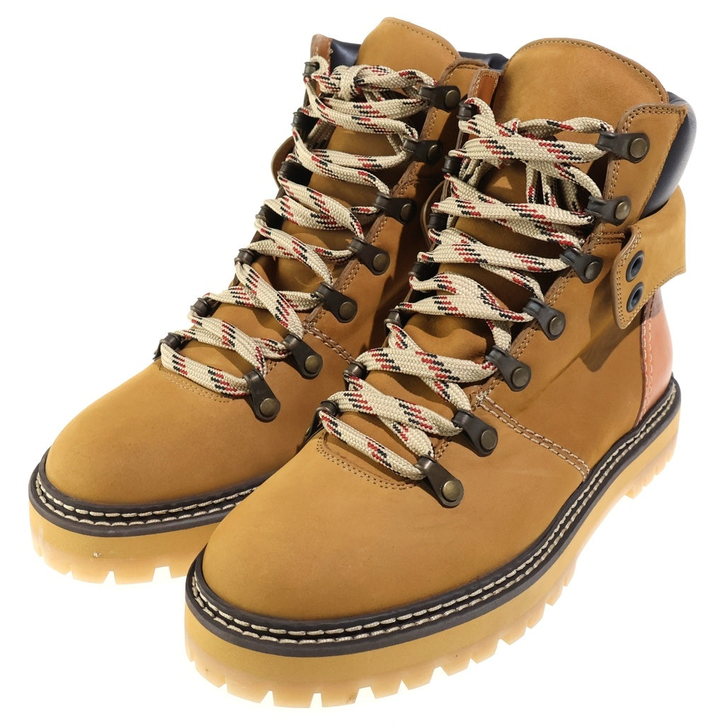 SEE BY CHLOE(シーバイクロエ) EILEEN FLAT BOOT アイリーン フラット トレッキング ワークブーツ レディース ブラウン SB31120B
