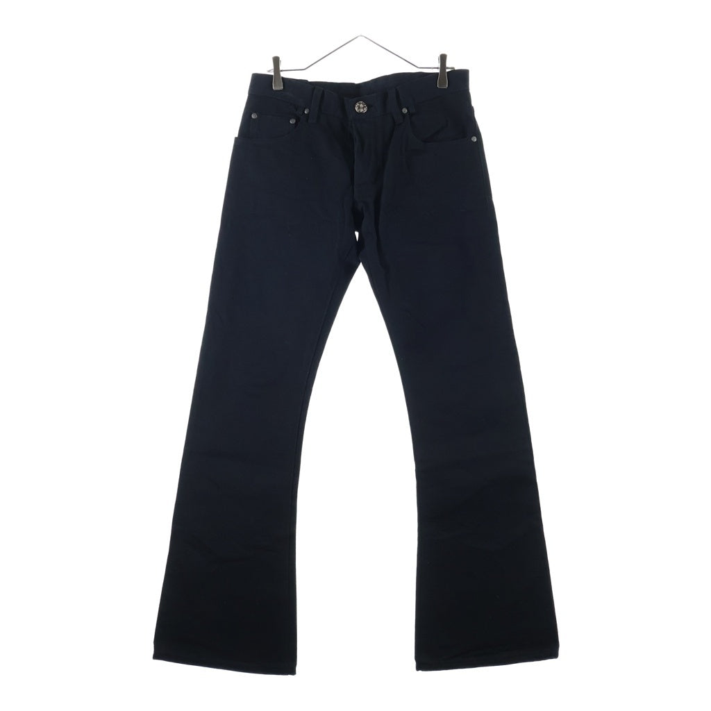 CHROME HEARTS(クロムハーツ) FLARE DNM PANTS CRS BTN クロスボタン フレアデニムパンツ ブラック