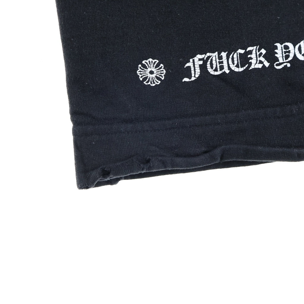 CHROME HEARTS(クロムハーツ) OLD CROSS SWEATPANTS オールド クロスロゴプリント スウェットパンツ ブラック