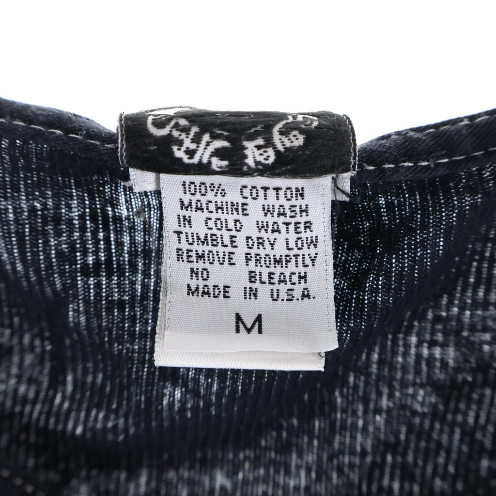 CHROME HEARTS(クロムハーツ) OLD RIB TANK TOP オールド ラージスタープリント リブタンクトップ ノースリーブカットソー ブラック