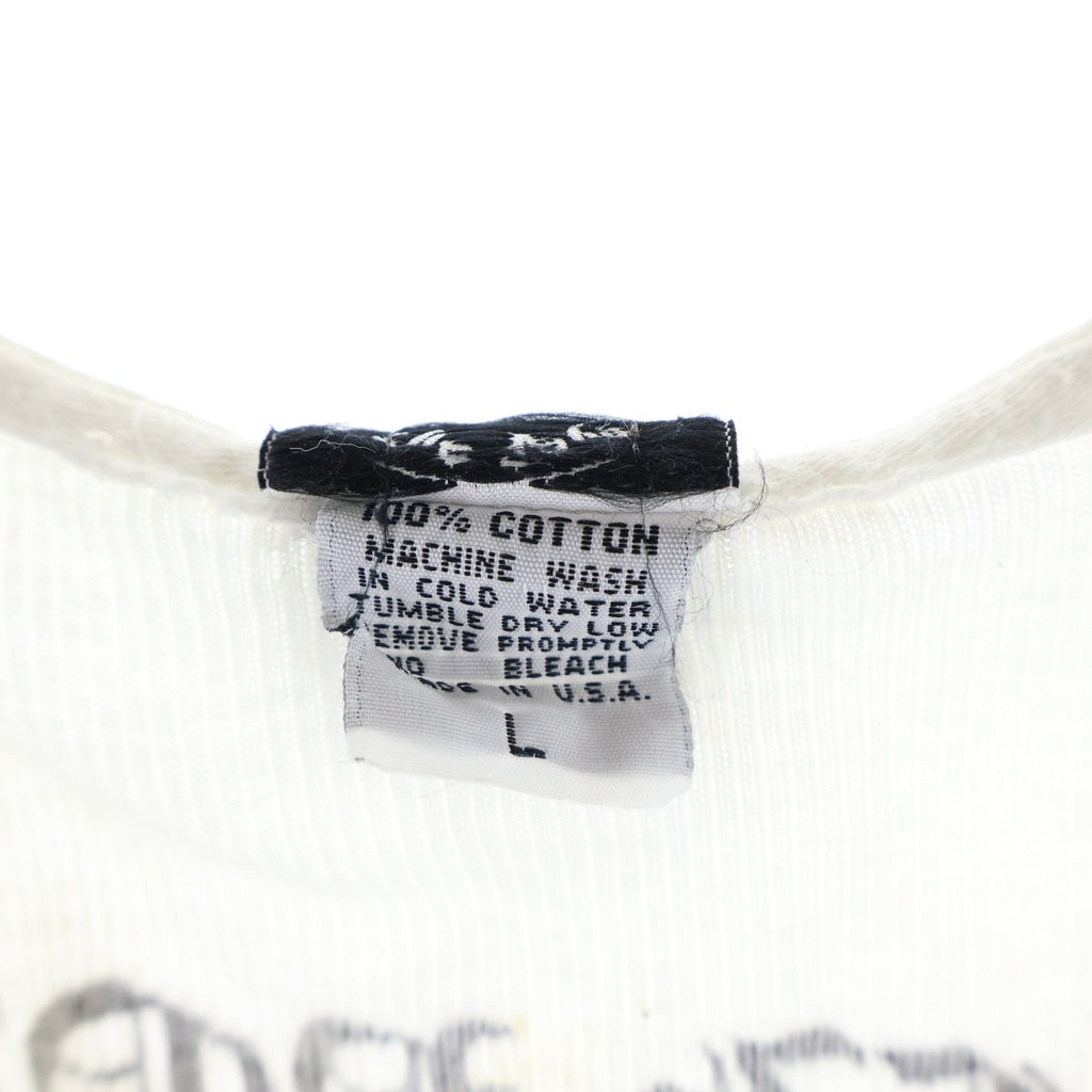 CHROME HEARTS(クロムハーツ) OLD RIB TANK TOP オールド ケルティッククロス Tバー リブタンクトップ ノースリーブカットソー ホワイト
