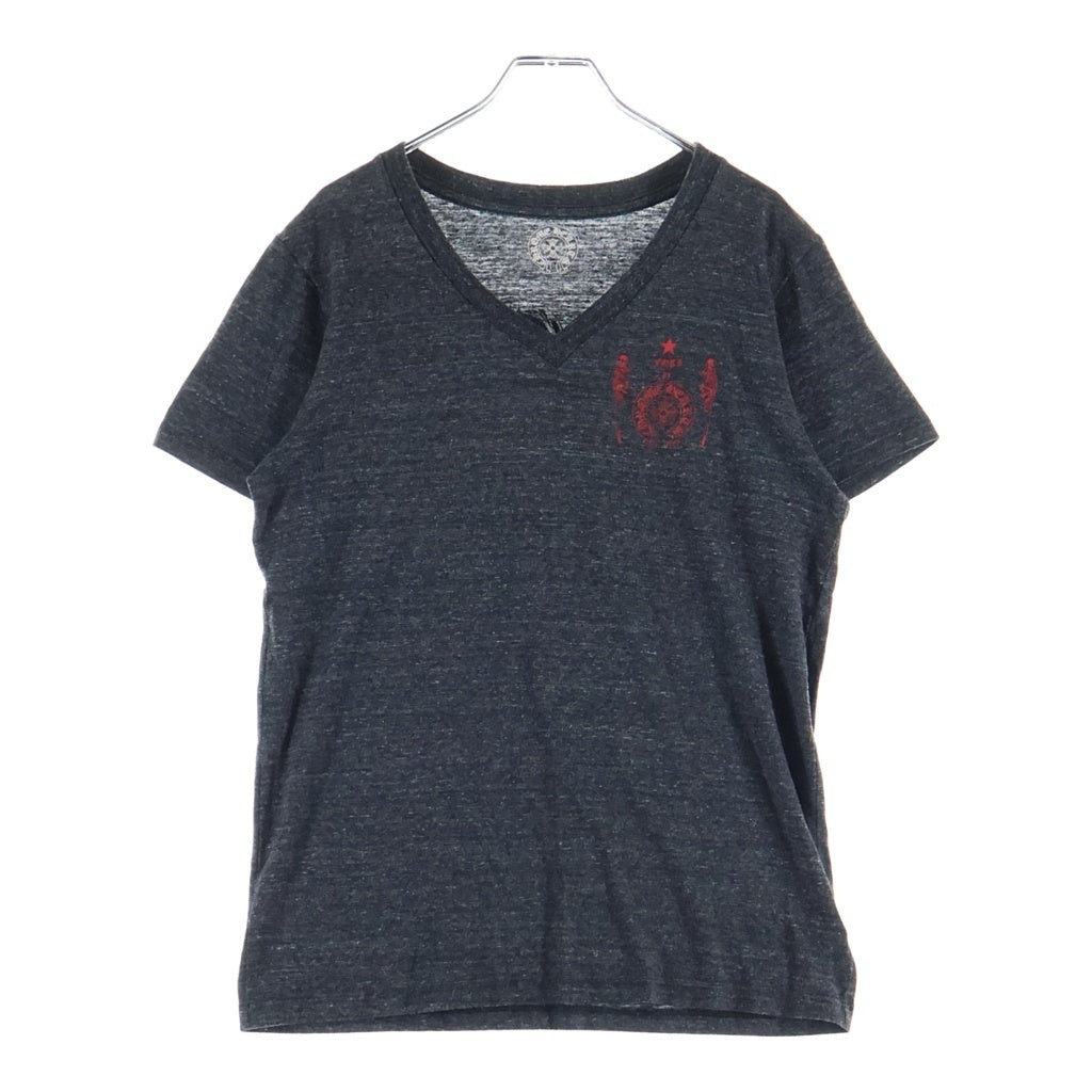 CHROME HEARTS(クロムハーツ) OLD FOTI MISS LERLENE TEE フォティ ミスラーレン バックプリントTシャツ 半袖Vネックカットソー グレー