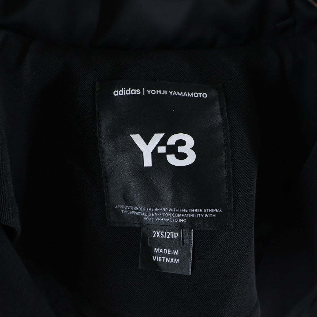 Y-3(ワイスリー) 25AW TRACK DRESS ジップアップ ナイロントラックドレス レディース ブラック JV6749