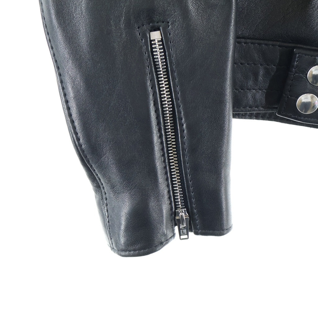 Lewis Leathers(ルイスレザー) 441TV CYCLONE TIGHT FIT SHEEPSKIN サイクロン タイトフィット シープスキン ダブルレザージャケット ブラック