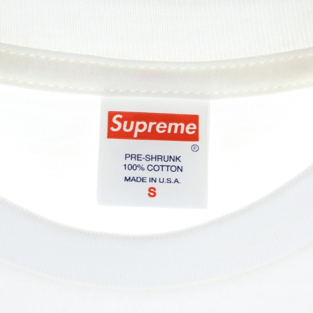 SUPREME(シュプリーム) 19AW Bandana Box Logo Tee バンダナ柄 ボックスロゴ クルーネック半袖Tシャツ カットソー ホワイト