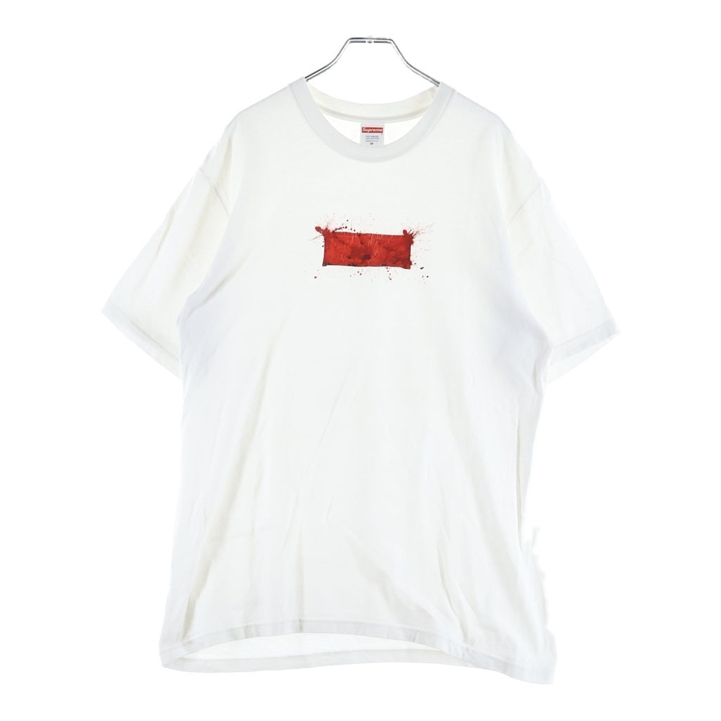 SUPREME(シュプリーム) 22SS Ralph Steadman Box Logo Tee ラルフステッドマン ボックスロゴ フロントプリント クルーネック半袖Tシャツ カットソー ホワイト