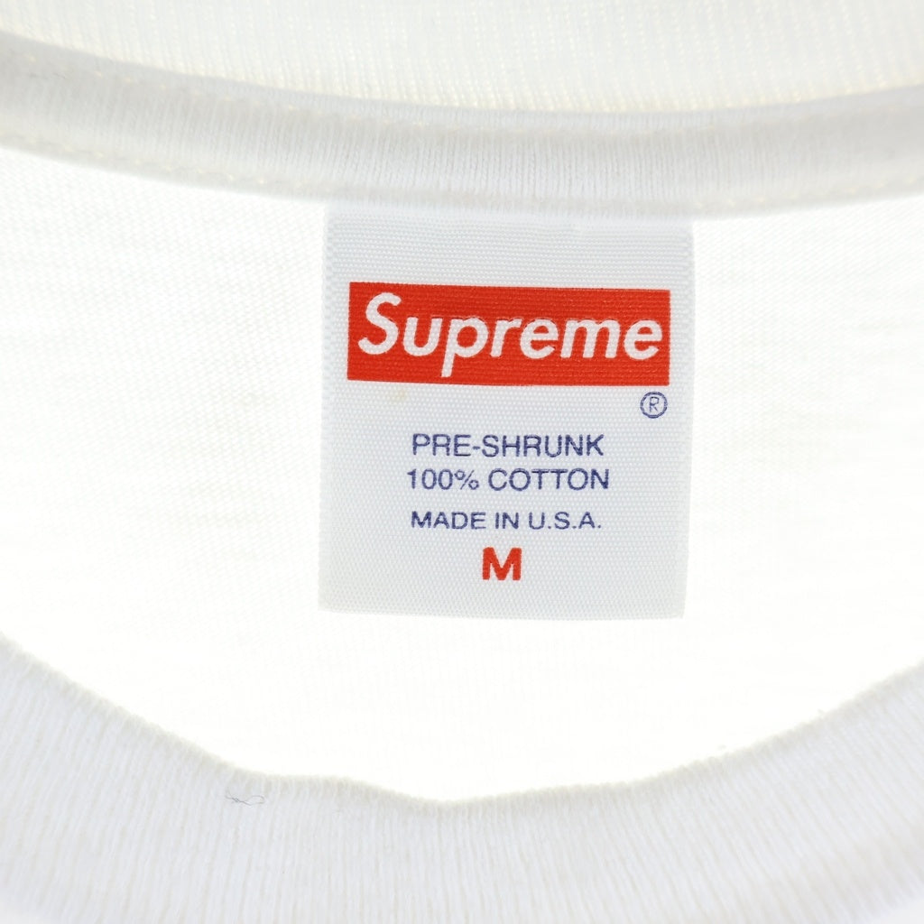 SUPREME(シュプリーム) 22SS Ralph Steadman Box Logo Tee ラルフステッドマン ボックスロゴ フロントプリント クルーネック半袖Tシャツ カットソー ホワイト