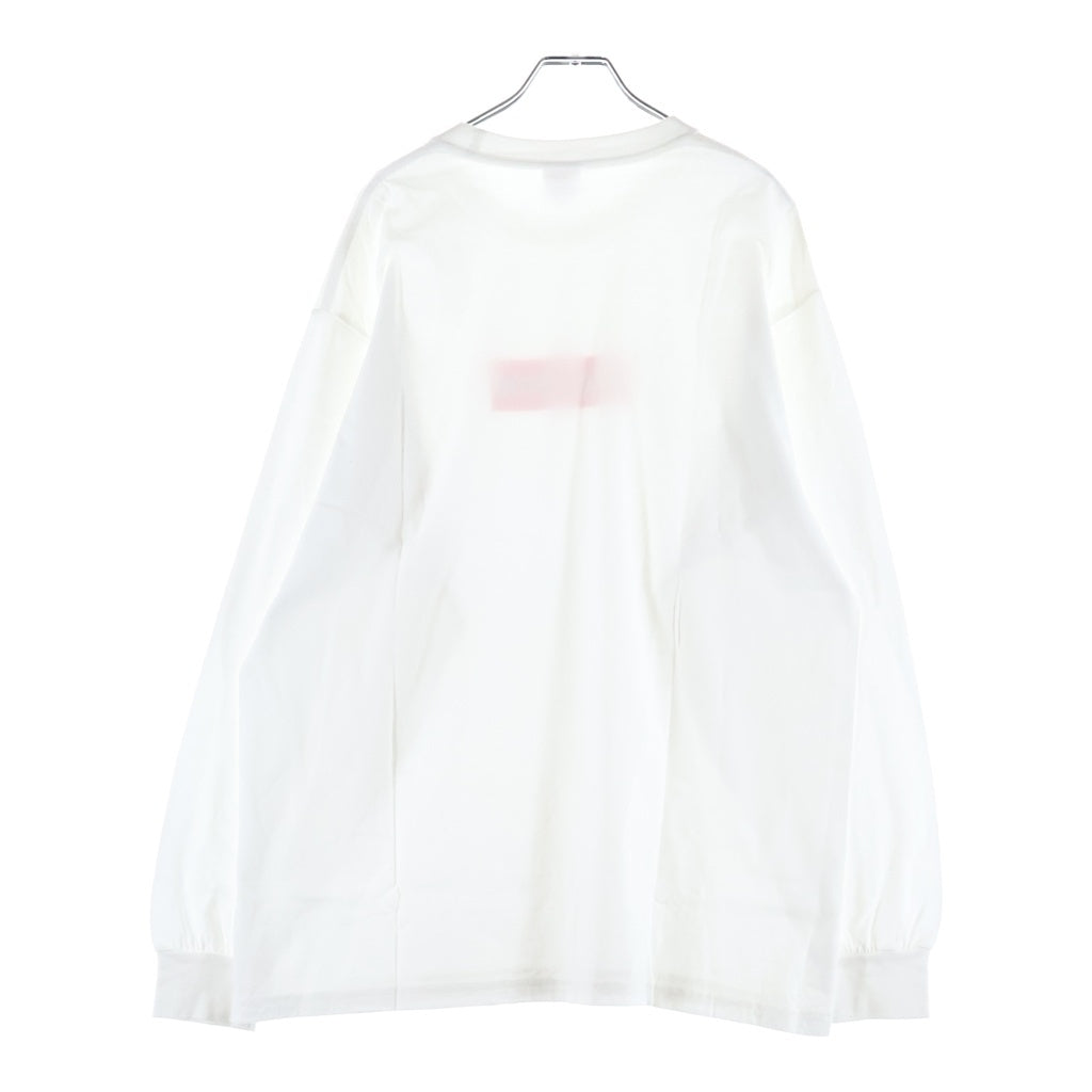 SUPREME(シュプリーム) 20AW Box Logo L/S Tee ボックスロゴ クルーネック長袖Tシャツ カットソー ホワイト