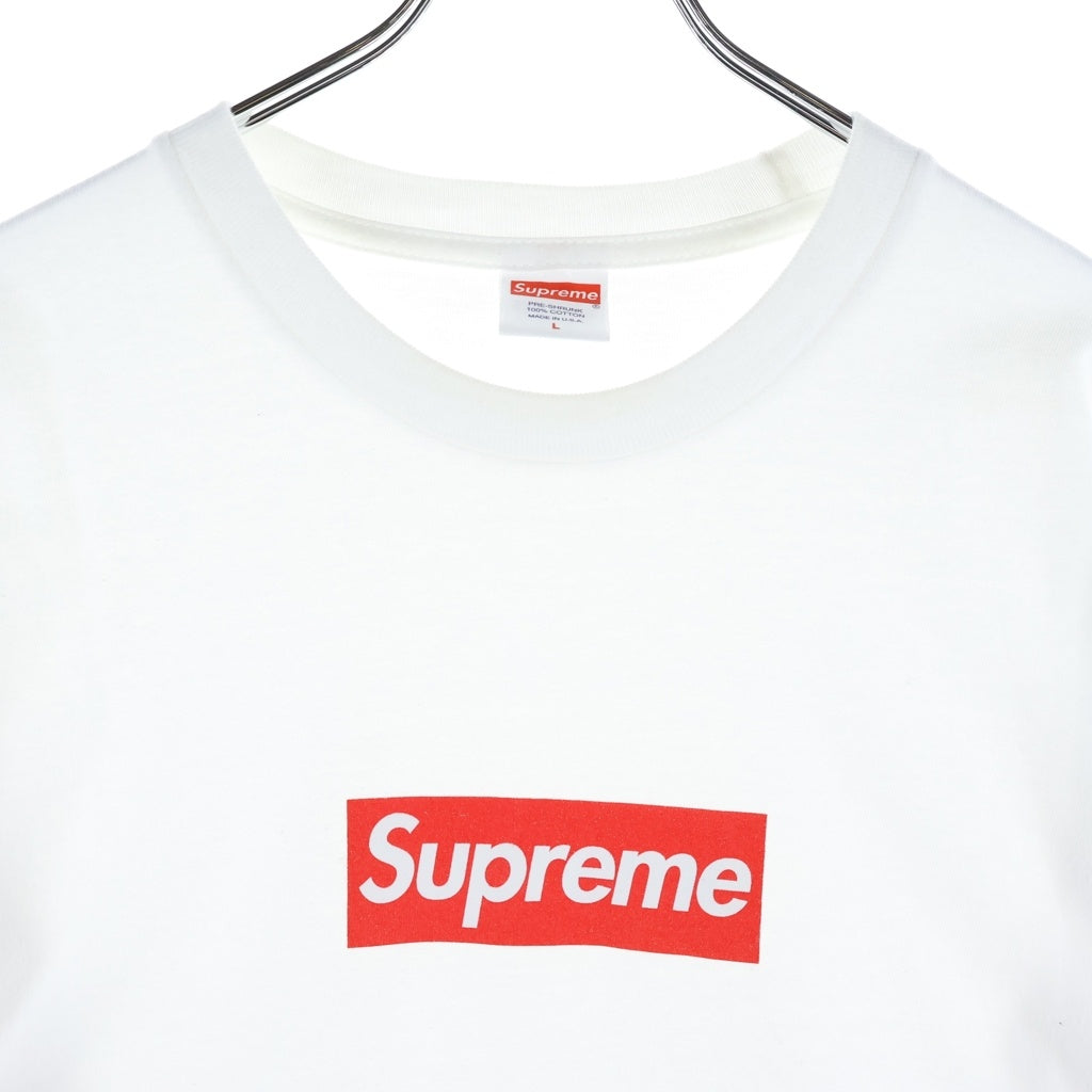 SUPREME(シュプリーム) 20AW Box Logo L/S Tee ボックスロゴ クルーネック長袖Tシャツ カットソー ホワイト
