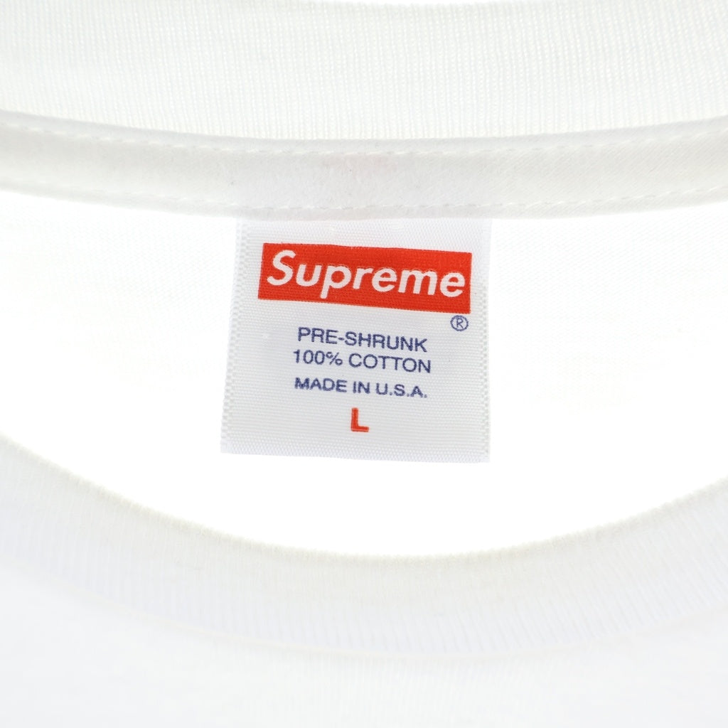SUPREME(シュプリーム) 20AW Box Logo L/S Tee ボックスロゴ クルーネック長袖Tシャツ カットソー ホワイト