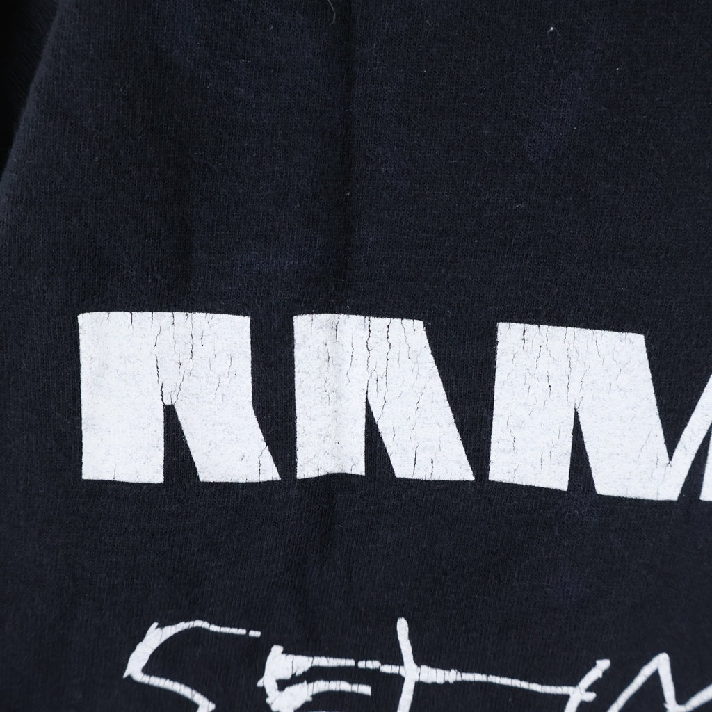 VINTAGE(ヴィンテージ) 90S VINTAGE RAMMSTEIN 1998 SEHNSUCHT MARK ヴィンテージ ラムシュタイン ゼーンズフト 両面プリントTシャツ 半袖クルーネックカットソー ブラック